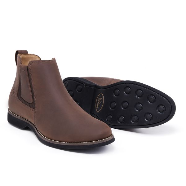 Botina 7002 - Crazy Horse Chocolate | ZEBOTINA