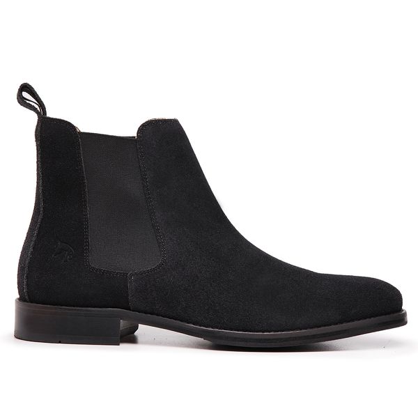 Bota Chelsea Clássica 7100 - Camurça Preto