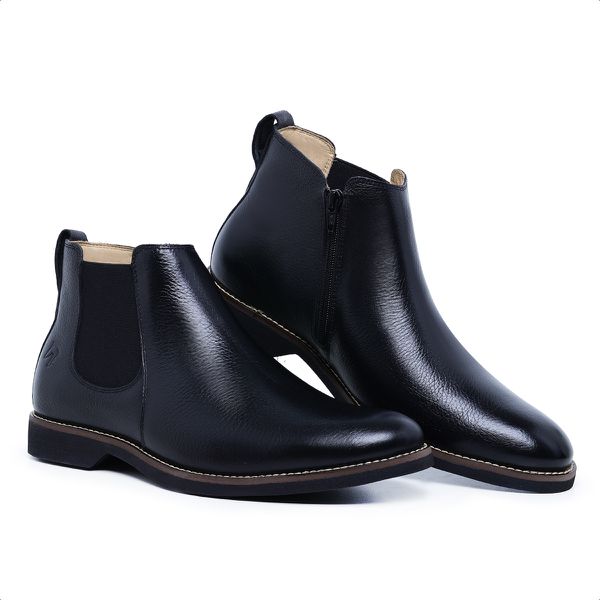 Botina 7003 C/ ZÍPER - Floater Preto
