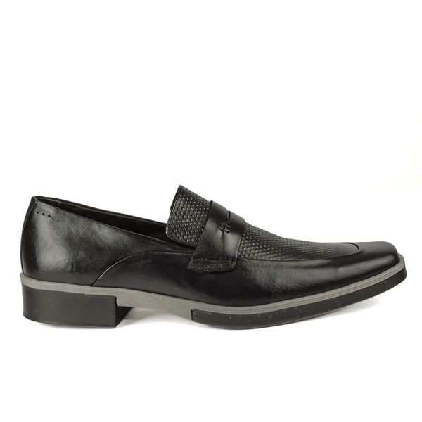 Sapato Social Masculino Calvest em Couro Preto Olho de Gato - 7001 preto
