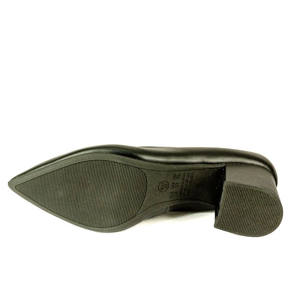 Sapato Scarpin Em Material Tecnológico Preto 20662