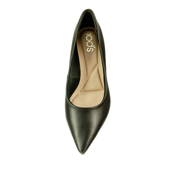Sapato Scarpin Em Material Tecnológico Preto 20662
