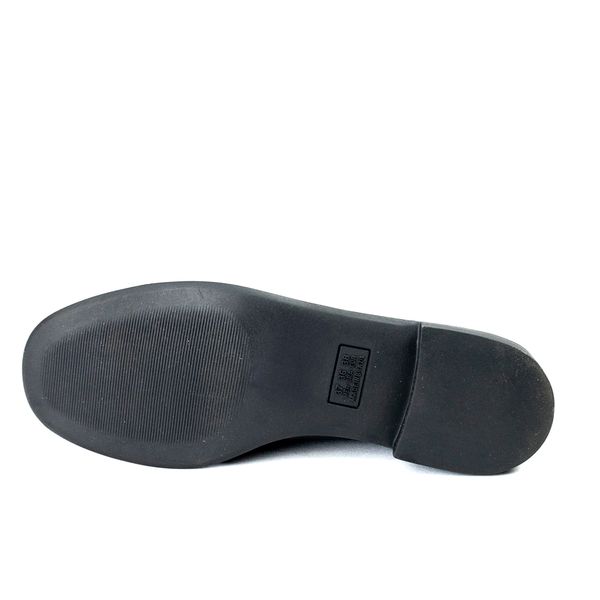 Mocassim Feminino em Couro com Bridão - 4291040 PRETO