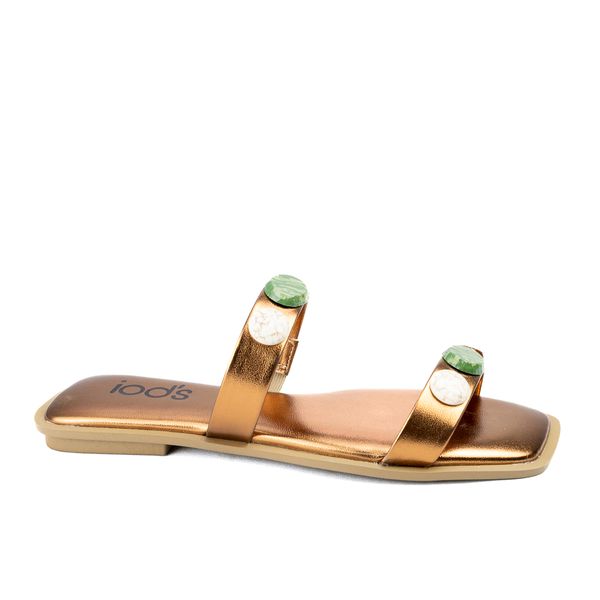 Rasteira Feminina Em Material Tecnológico 2097002 BRONZE