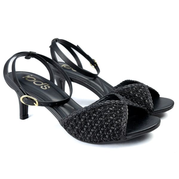 Sandália Feminina em Material Tecnológico Trisse 1352117 PRETO