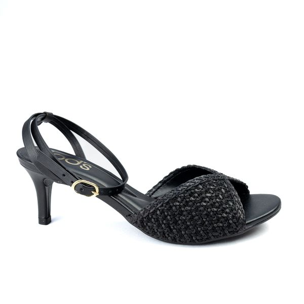 Sandália Feminina em Material Tecnológico Trisse 1352117 PRETO