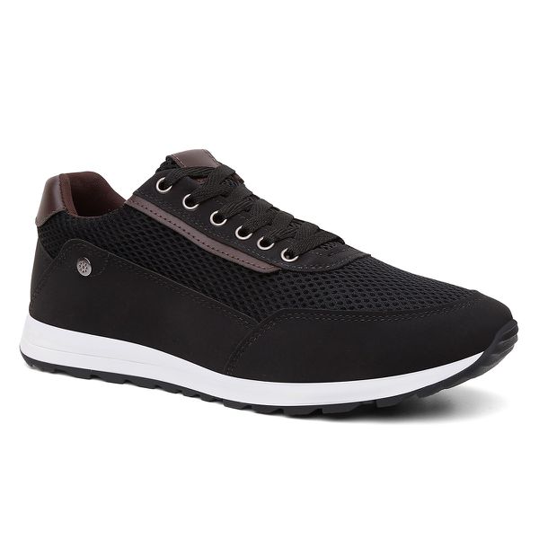 Sapatênis Masculino Casual Street Preto 1313
