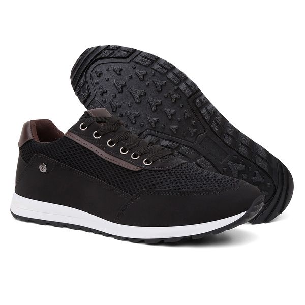 Sapatênis Masculino Casual Street Preto 1313