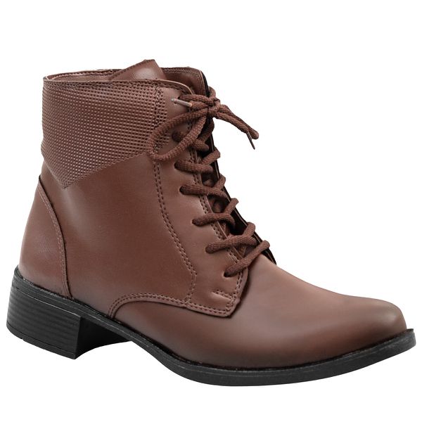 Coturno Feminina em Material Tecnológico Capuccino 6011