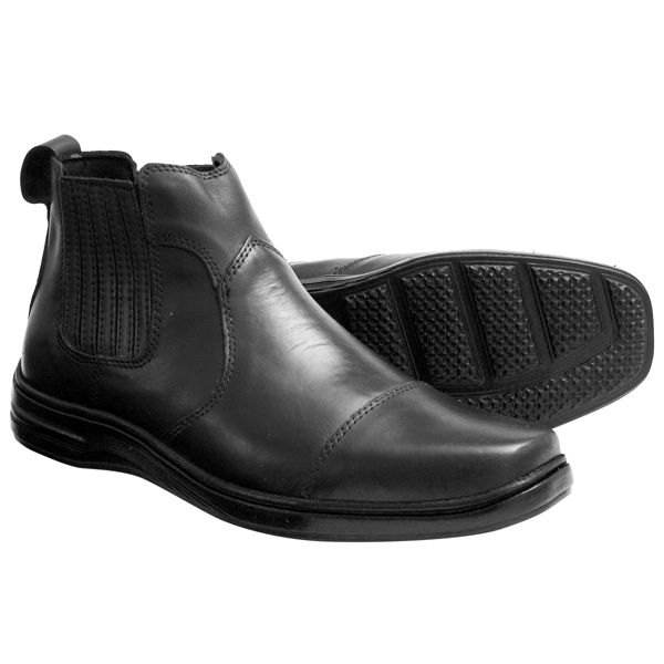 Botina Social SL em Couro Preto – 7020