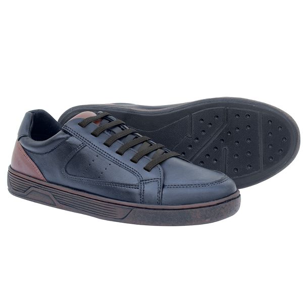 Sapatênis SL em Material Tecnológico Preto 18030