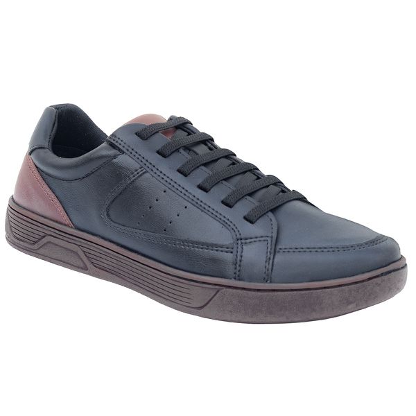 Sapatênis SL em Material Tecnológico Preto 18030