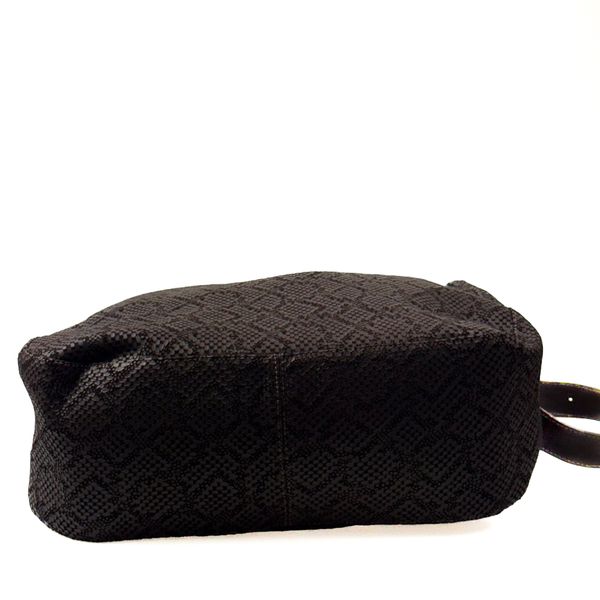 Bolsa Feminina em Couro Texturizado Gota Marron