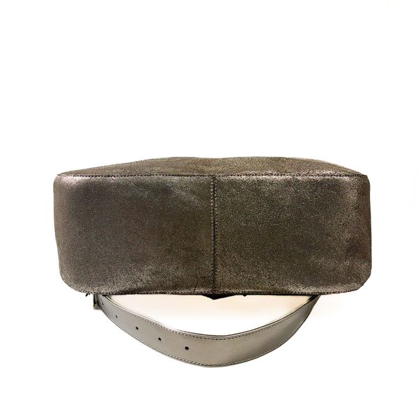Bolsa Feminina em Couro Texturizado Gota Ônix