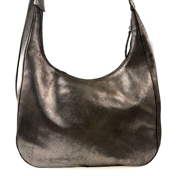 Bolsa Feminina em Couro Texturizado Gota Ônix