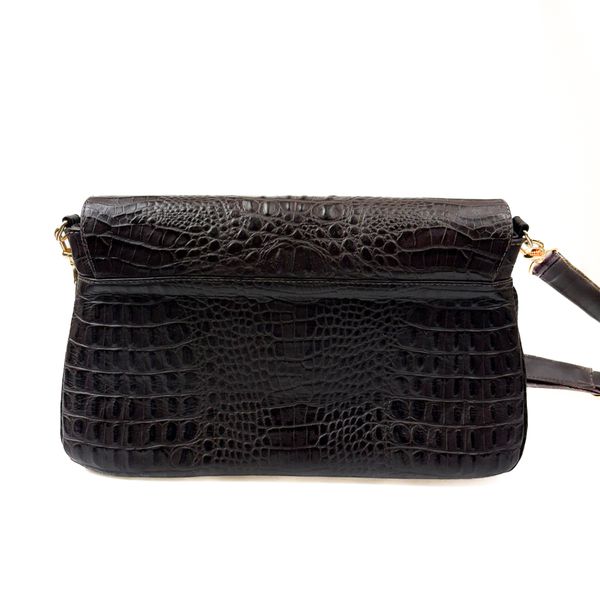 Bolsa Feminina em Couro Texturizado Marron Claudia