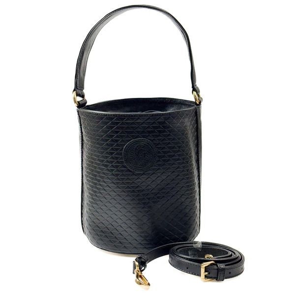 Bolsa Feminina em Couro Texturizado Preto Aurora