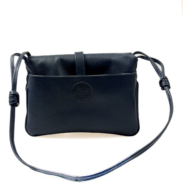 Bolsa Feminina em Couro Azul Caroline