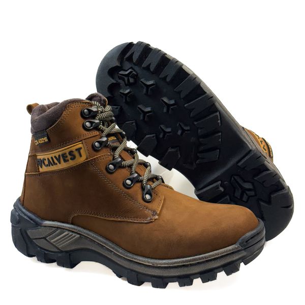 Coturnos de Segurança Calvest 52F150 TERRACOTA