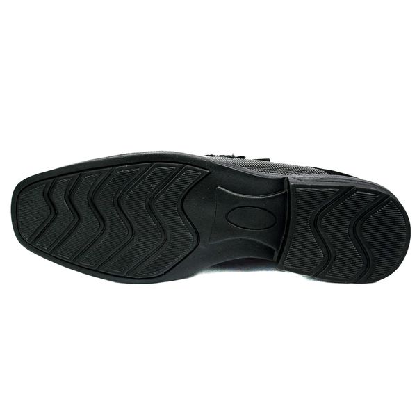 Sapato Social em Material Tecnológico Verniz Preto Pierutti 65F220