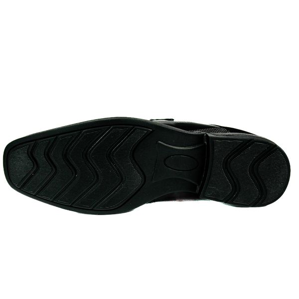 Sapato Social em Material Tecnológico Verniz Preto Pierutti 65F221