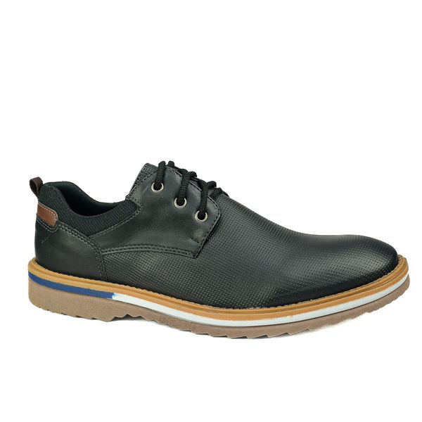 Sapato Casual em Material Tecnológico Pierutti Preto 63F217
