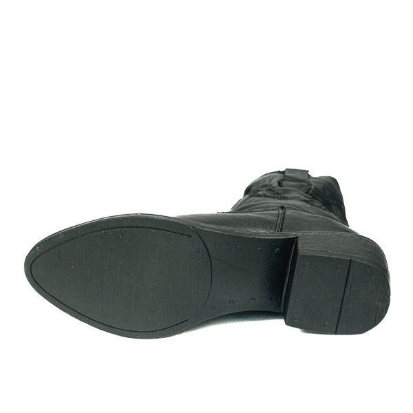 Bota Country Feminina em Couro com Bordado 40F213-PRETA