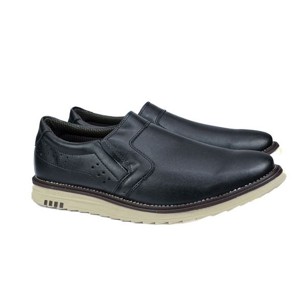 Sapato Casual em Material Tecnológico Pierutti Preto-3030