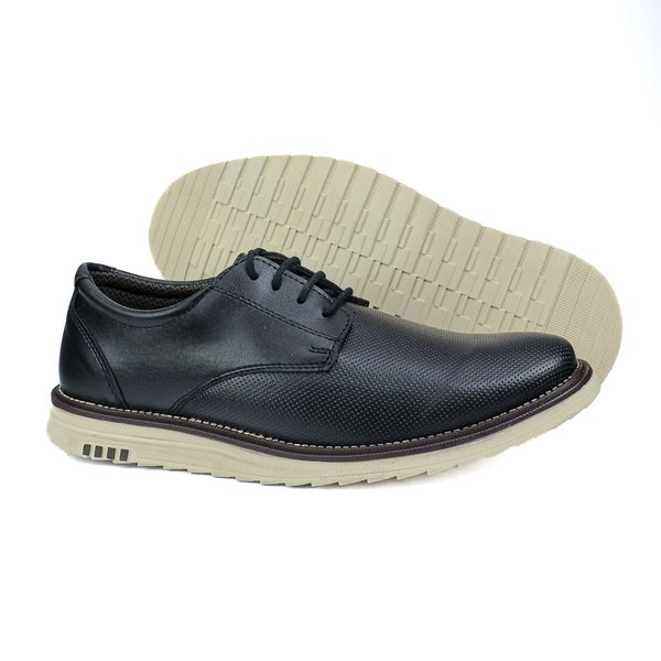 Sapato Casual em Material Tecnológico Pierutti Preto - 3140