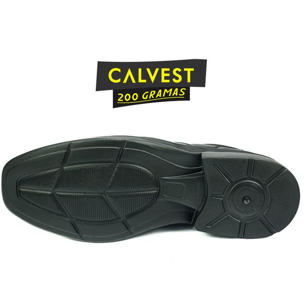 Sapato Masculino 200 gramas em Couro Carneiro 82F210 PRETO