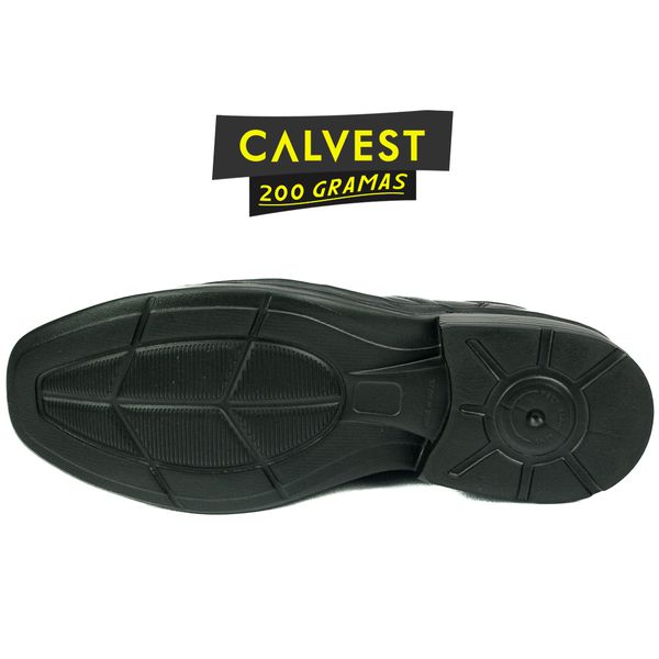 Sapato Masculino 200 gramas em Couro Carneiro 82F209 PRETO