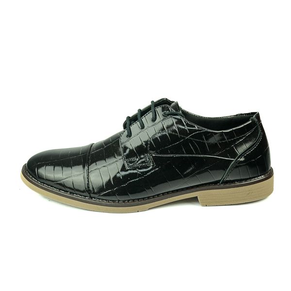 Sapato em Couro Verniz Croco 2001 PRETO