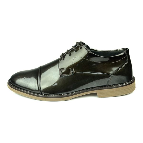 Sapato em Couro Verniz 2001 CAFE