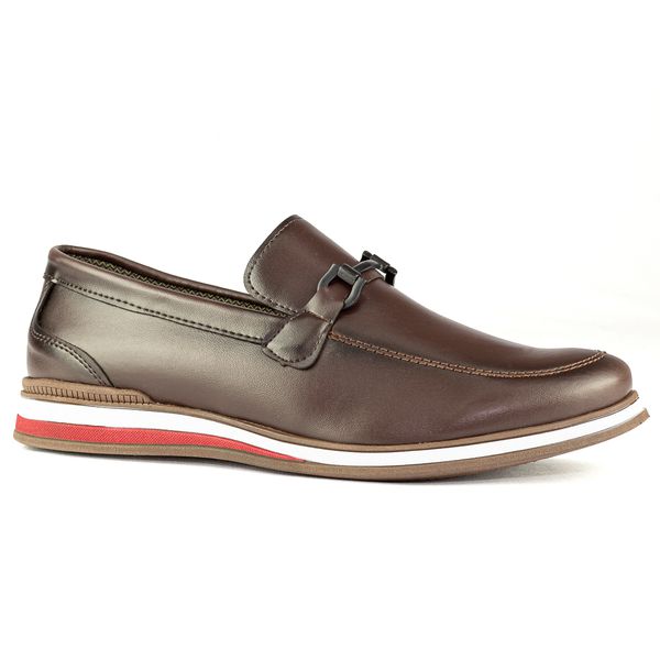 Sapato Casual Oxford em Material Tecnológico 3060-CAFE