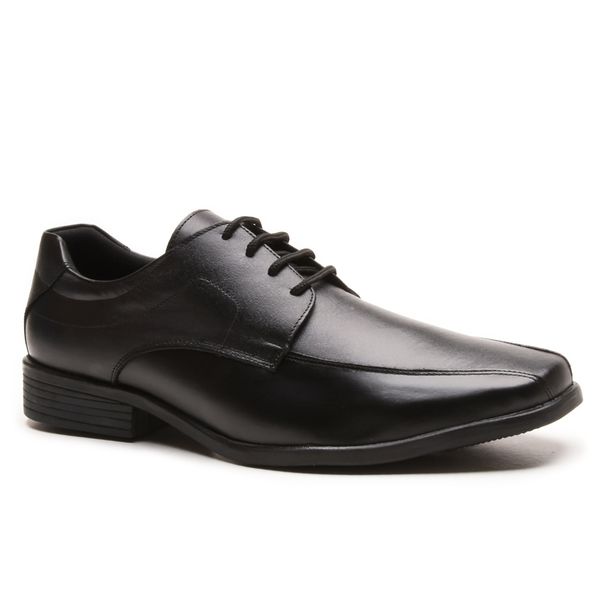 Sapato Social Masculino Calvest em Couro de Amarrar Preto-80F054