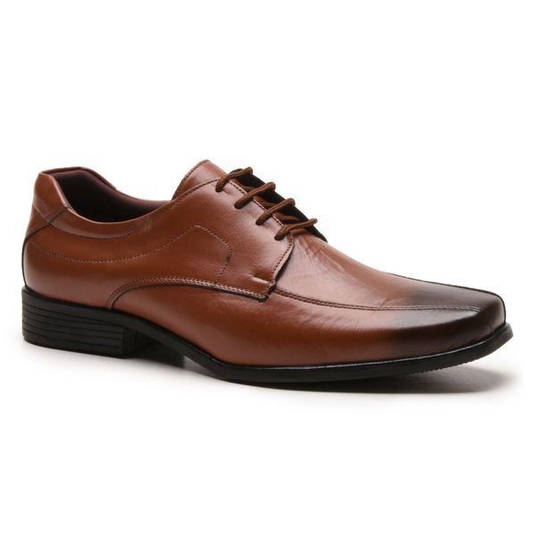 Sapato Social Masculino Calvest em Couro Havana -80F054