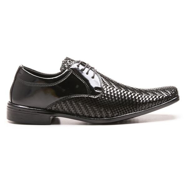 Sapato Social Trisse em Verniz Calvest de Amarrar - TRISSE 009 PRETO
