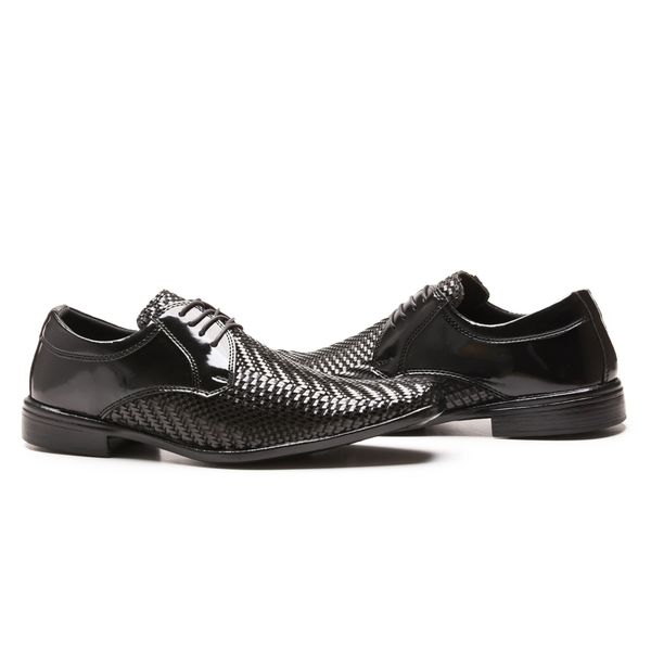 Sapato Social Trisse em Verniz Calvest de Amarrar - TRISSE 009 PRETO