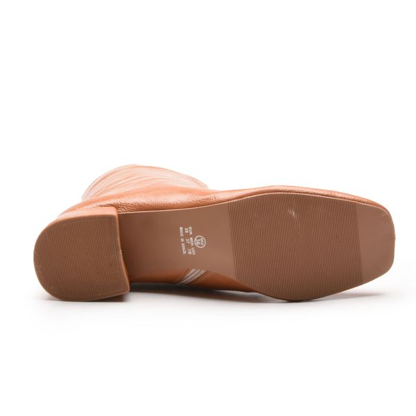 BOTA FEMININA CANO CURTO EM VERNIZ MOLHADO 159032-WHISKY