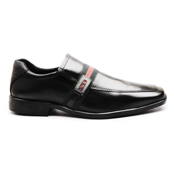 Sapato Social Masculino Calvest em Couro Preto-80F062