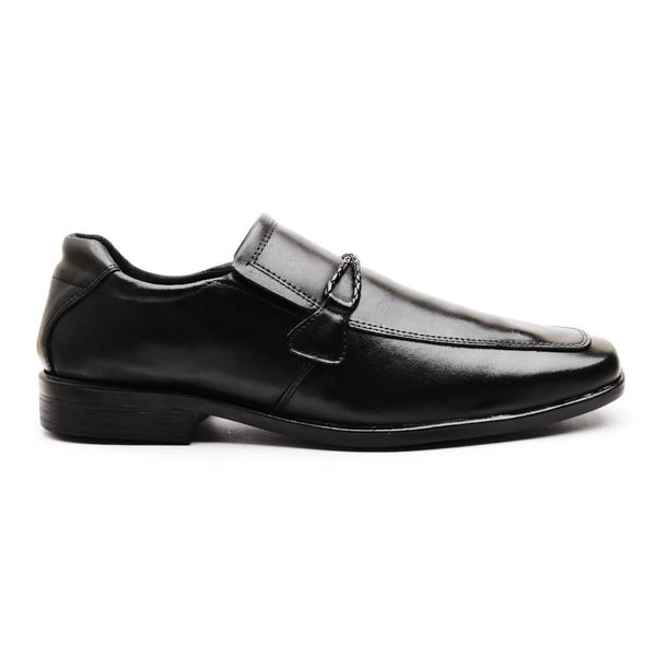 Sapato Social Masculino Calvest em Couro Preto-80F059