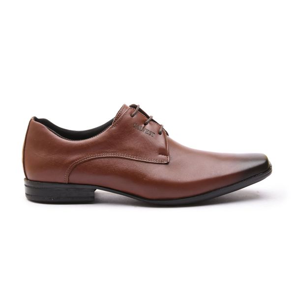 Sapato Social Masculino Calvest em Couro Pinhão Tradicional de Amarrar - 2305B848