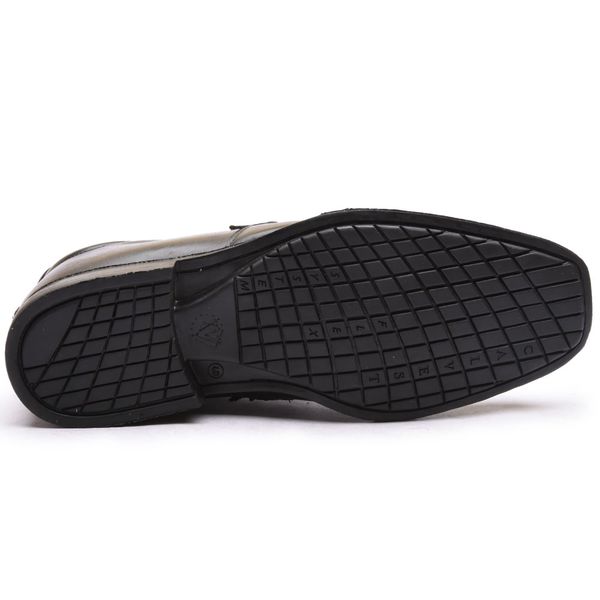 Sapato Flex-System Masculino Calvest em Couro Preto - 1700F003