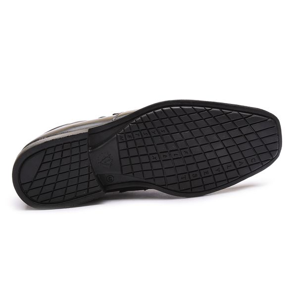 Sapato Flex-System Masculino Calvest em Couro Preto - 1700F001