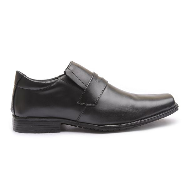 Sapato Flex-System Masculino Calvest em Couro Preto - 1700F001