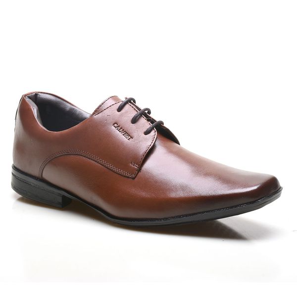 Sapato Social Masculino Calvest em Couro Havana Tradicional de Amarrar - 2305B848