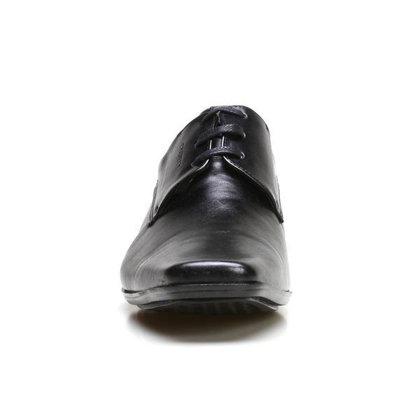 Sapato Social Masculino Calvest em Couro Preto Tradicional de Amarrar - 2305B848-PTO