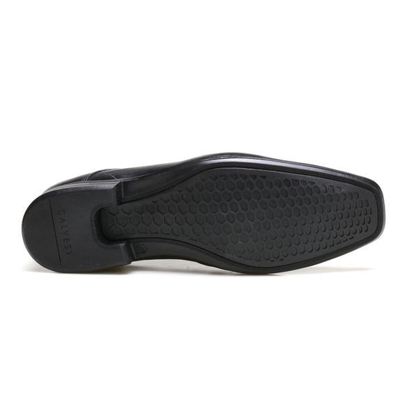 Sapato Social Masculino Calvest em Couro Preto Tradicional de Amarrar - 2305B848-PTO