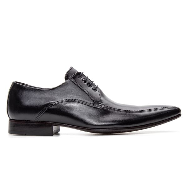 Sapato Social Masculino Bigioni Clássico 300 Natural Preto preto