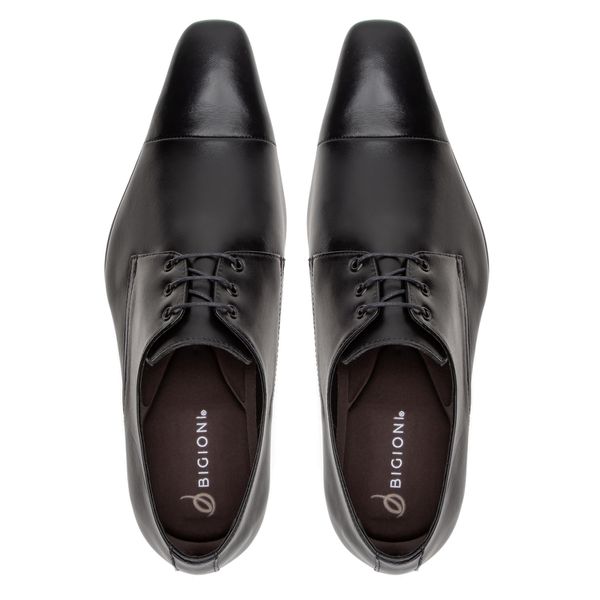 Sapato Social Masculino Bigioni Clássico 307 Naturali Preto preto